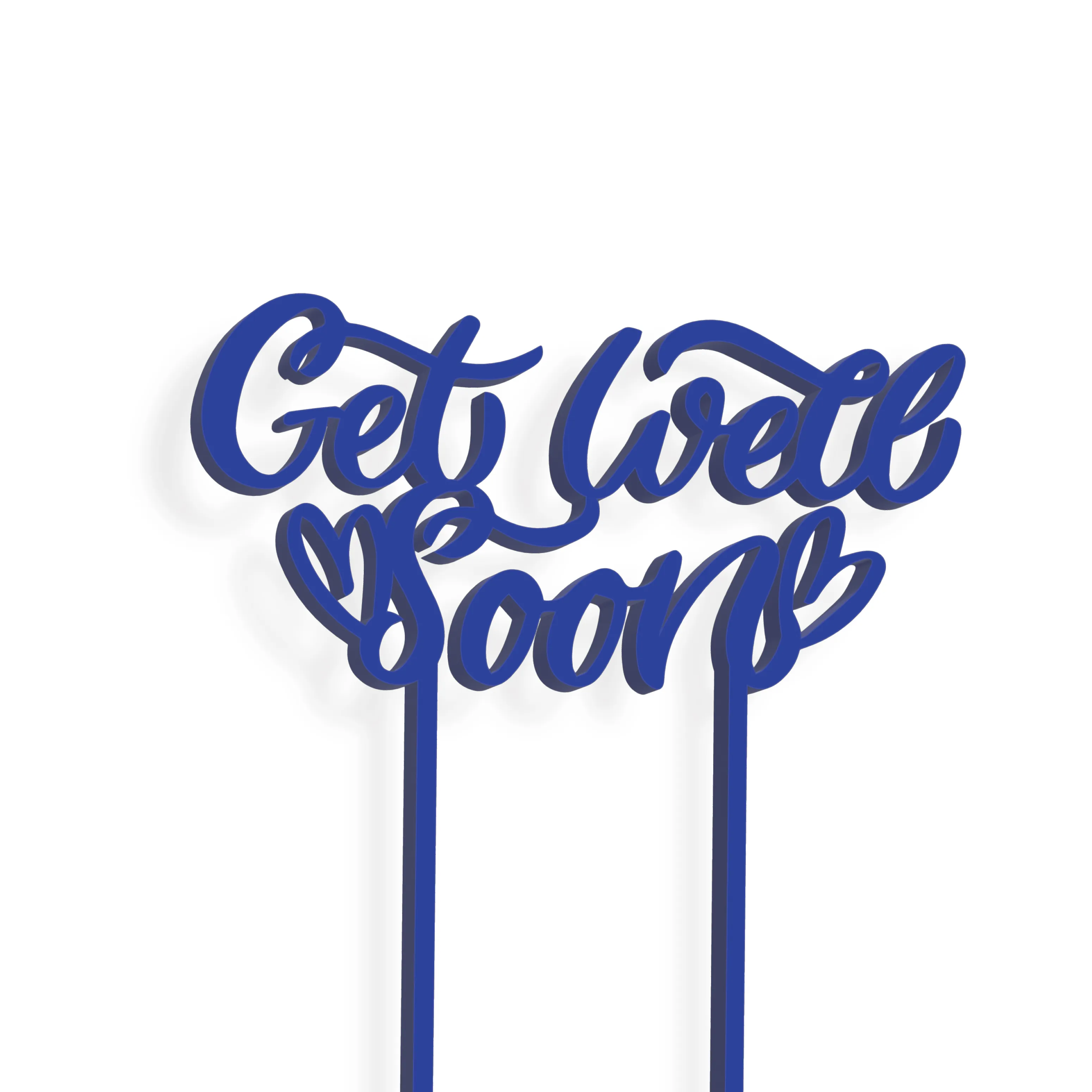 Get Well Soon Stick Blue