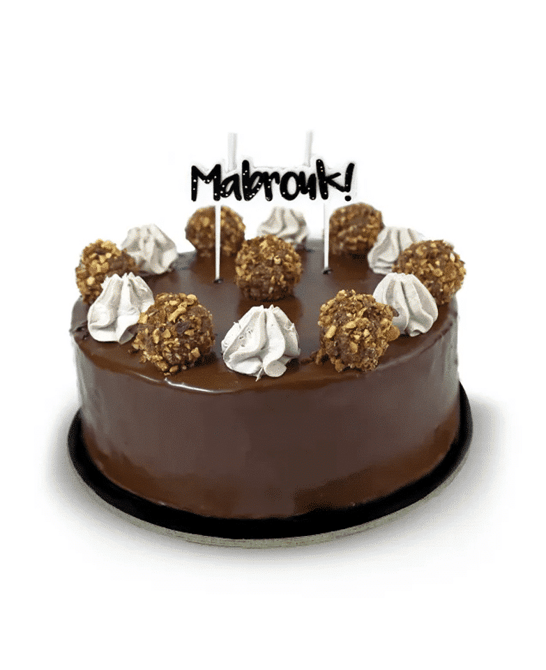 كعكة روشيه بالشوكولاتة