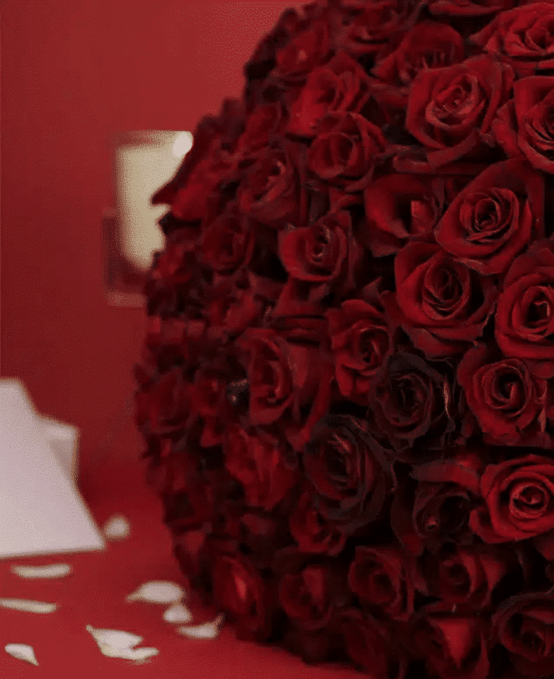 100 Red Roses Arrangement - Image 2