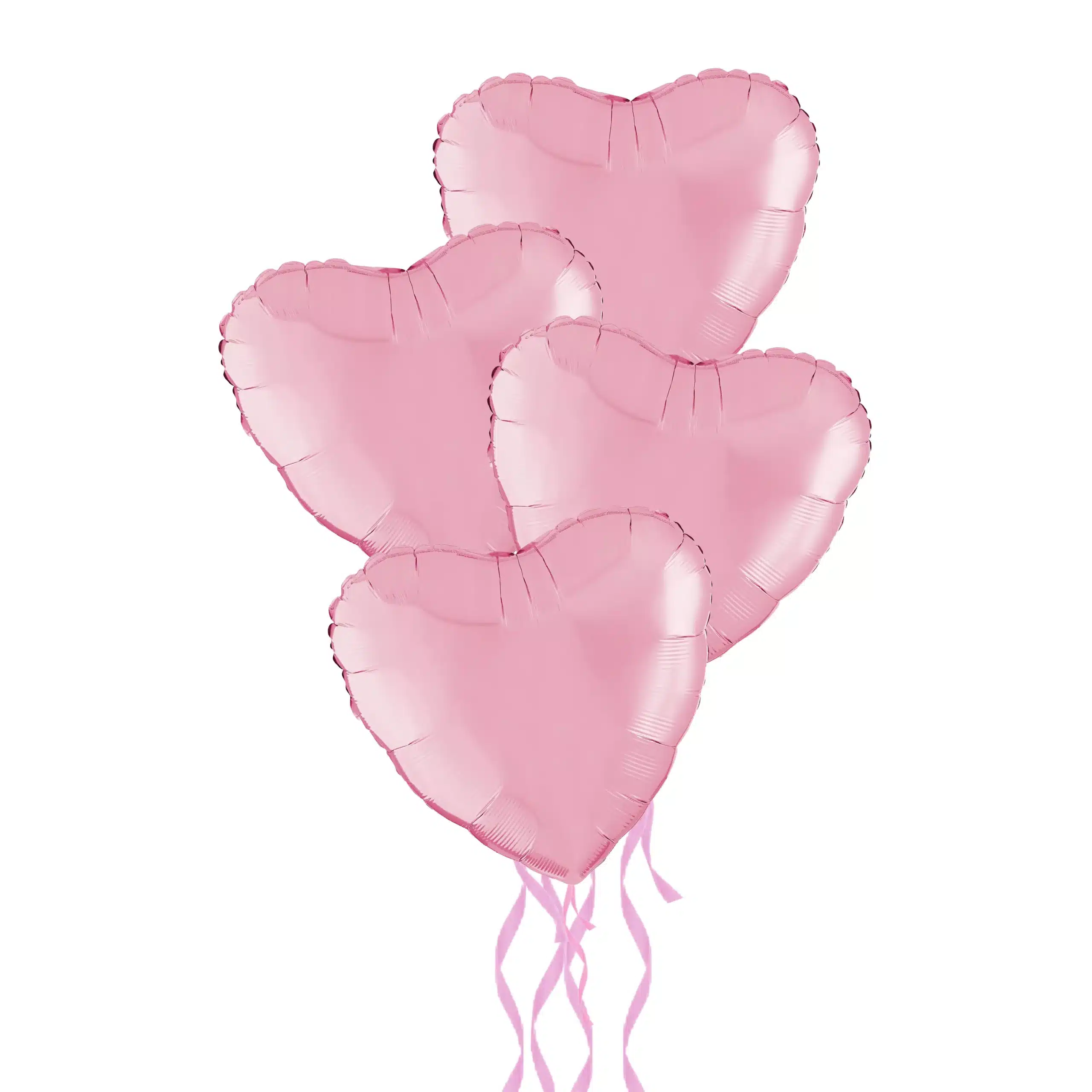 4 Pink Heart Balloon Bouquet