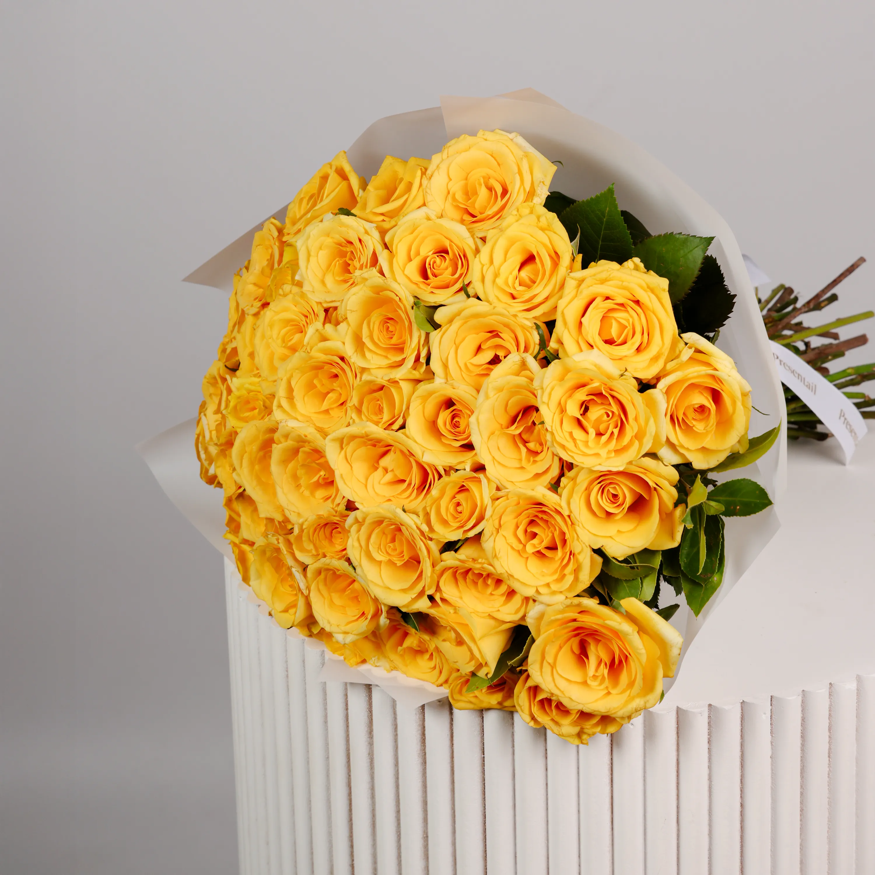 50/51 Yellow Roses Arrangement - Image 2