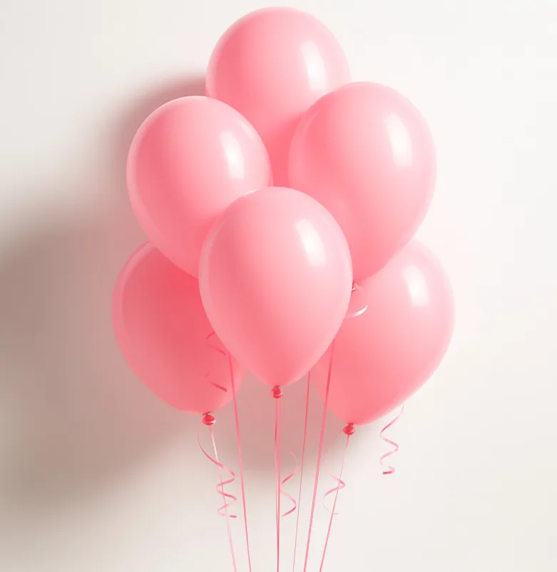 6 Pink Balloons — flower & gift delivery