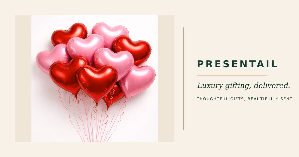 10 Mixed Hearts Balloon Bundle