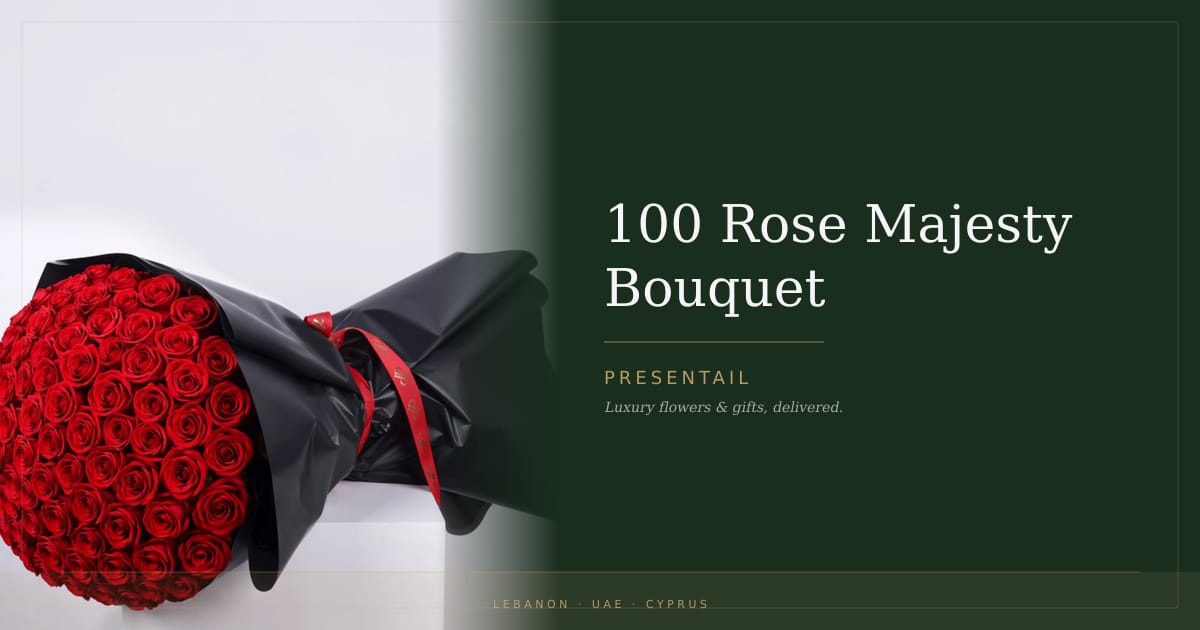 100 Rose Majesty Bouquet
