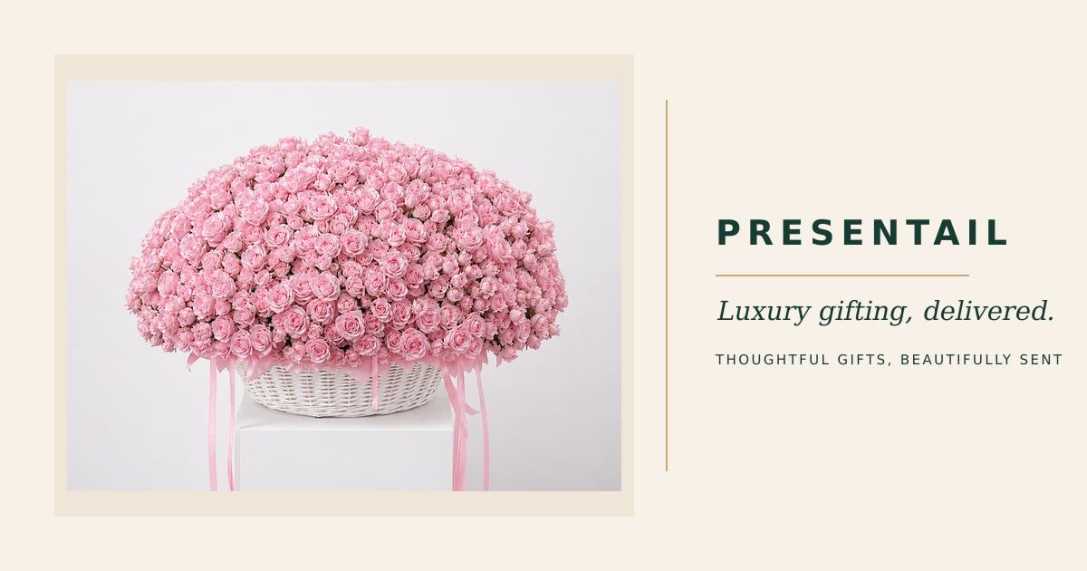 Panier de 1000 Roses Roses