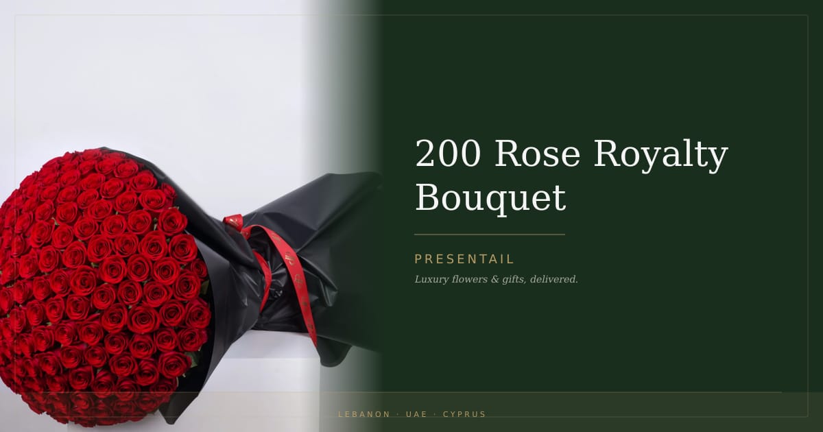 200 Rose Royalty Bouquet