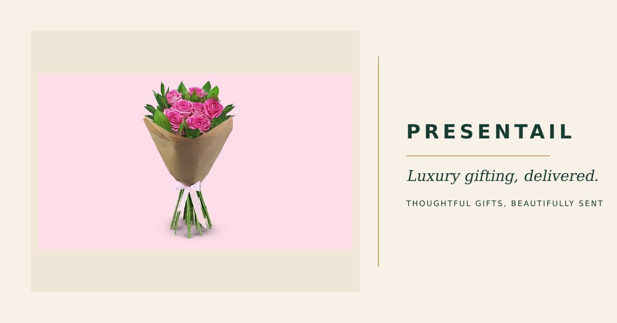 21 Pink Roses Bouquet