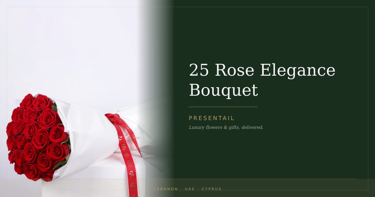 25 Rose Elegance Bouquet