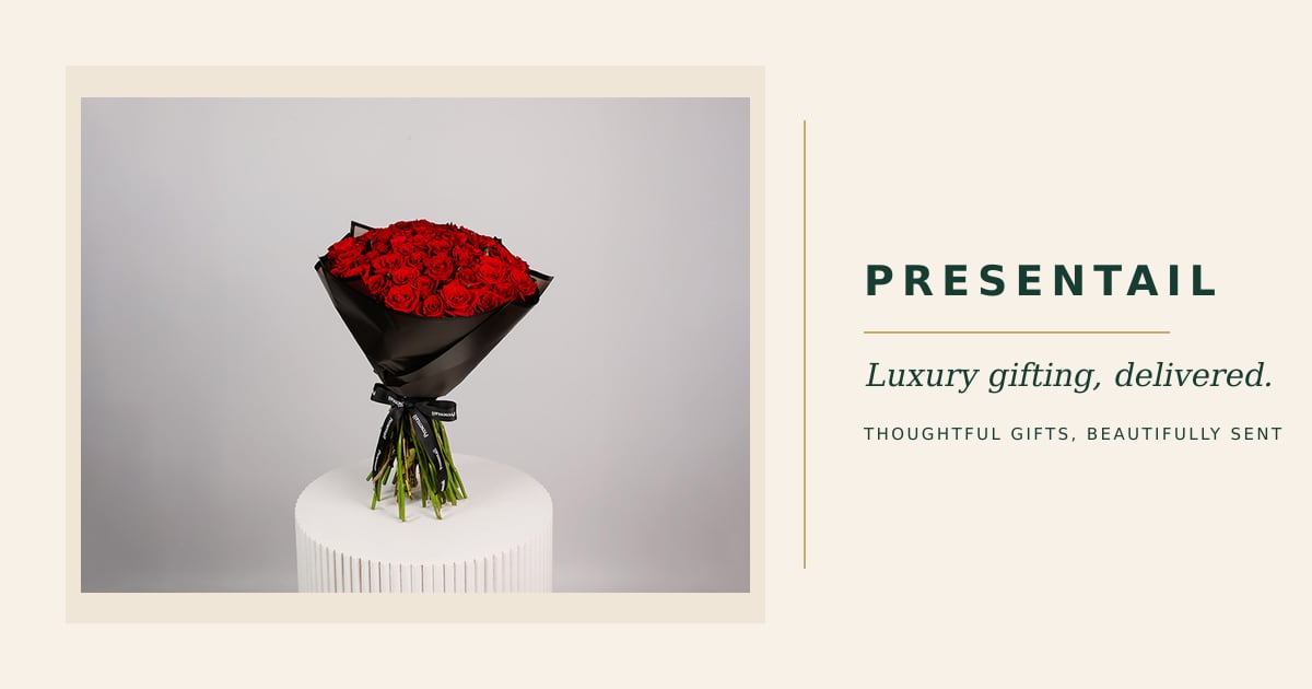 50 Red Roses Arrangement