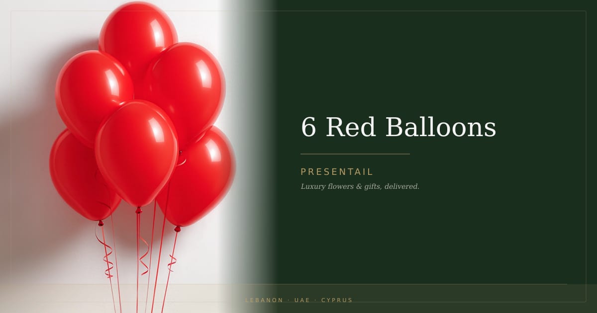 6 Red Balloons