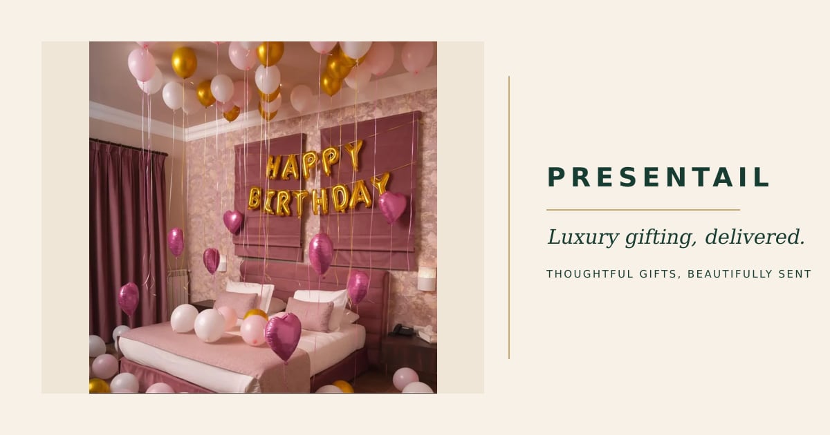 Birthday Balloon Room Deco