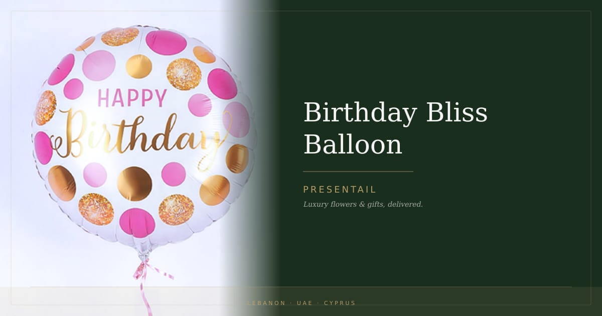 Birthday Bliss Balloon