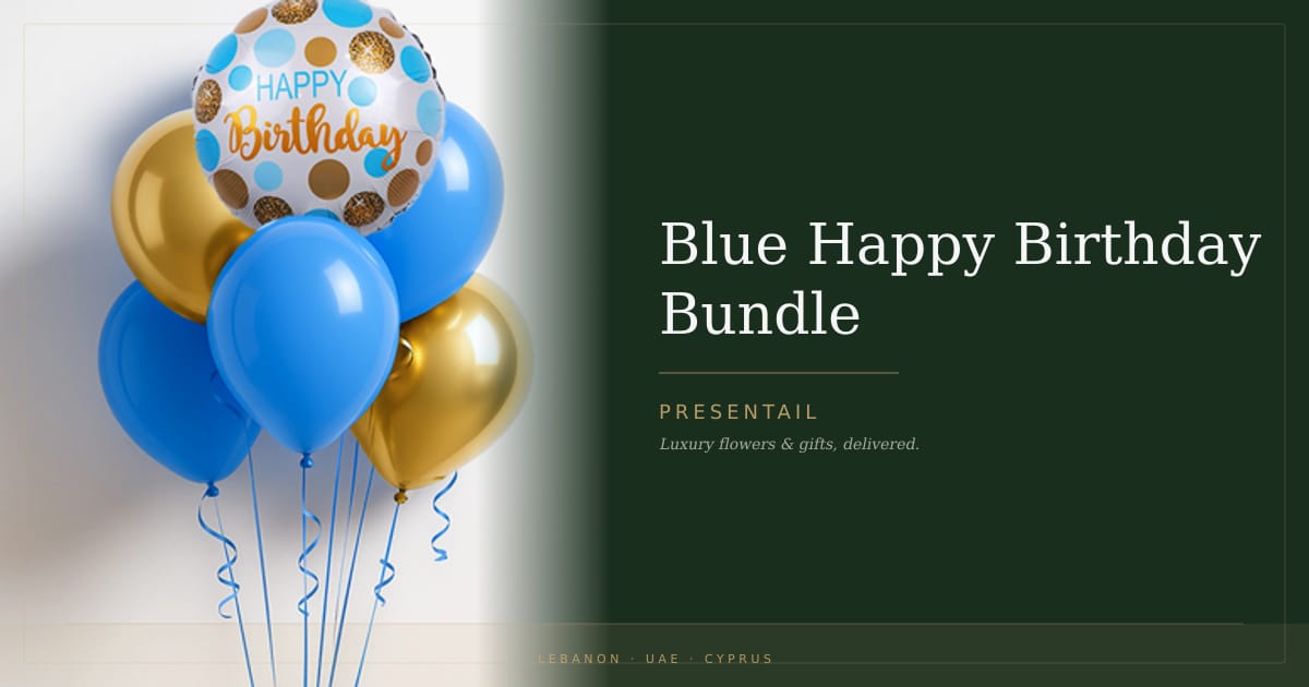 Blue Happy Birthday Bundle