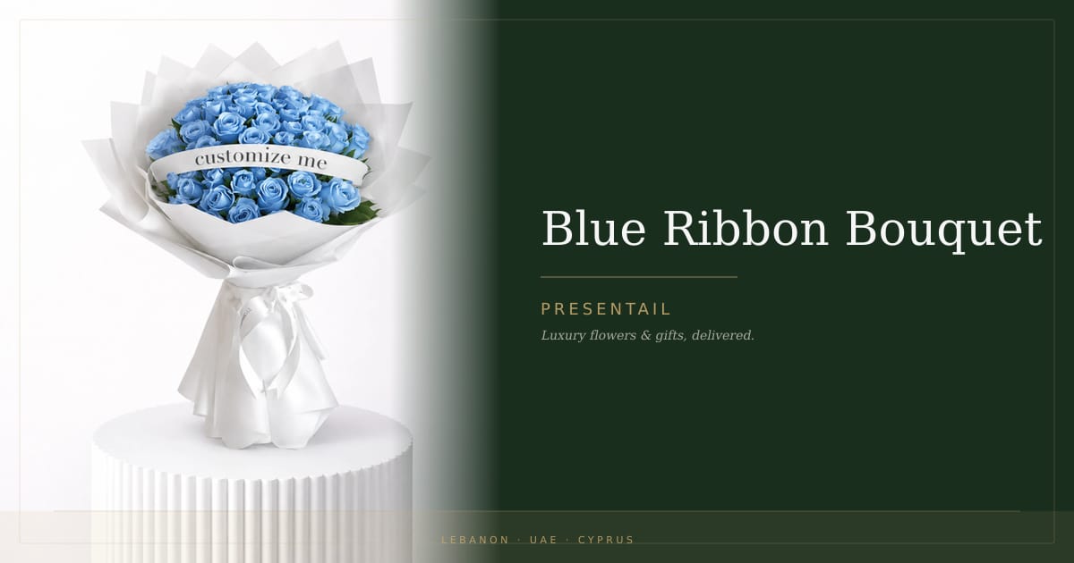 Blue Ribbon Bouquet