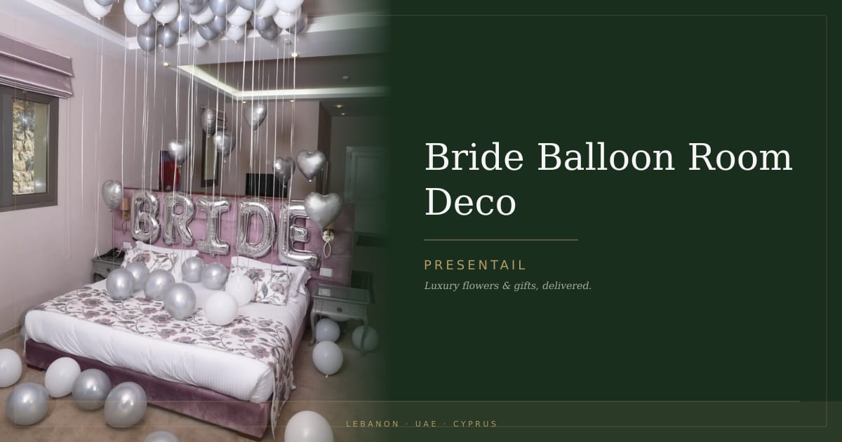 Bride Balloon Room Deco
