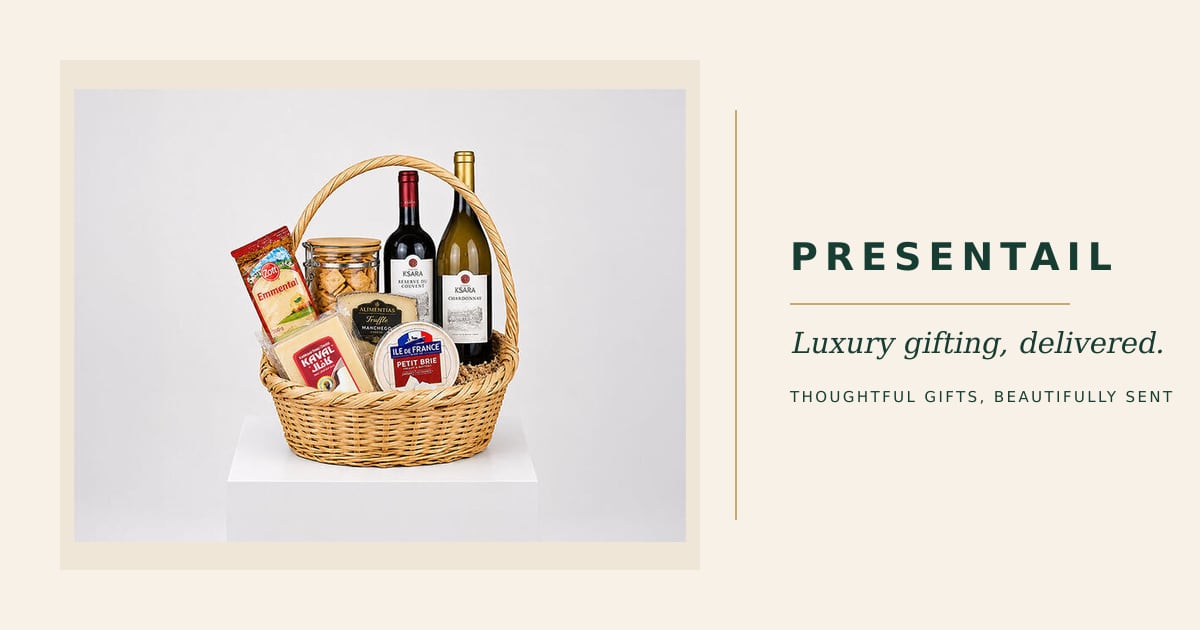 Cheese and Wine Basket