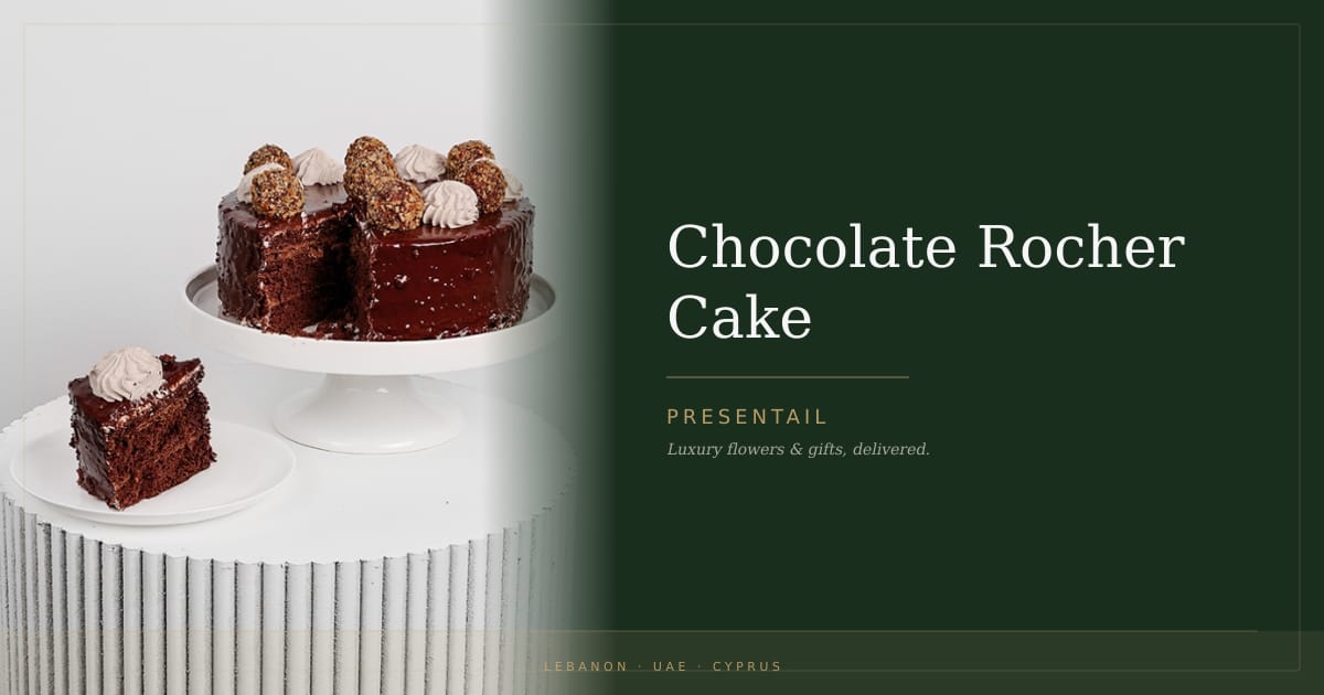 Chocolate Rocher Cake