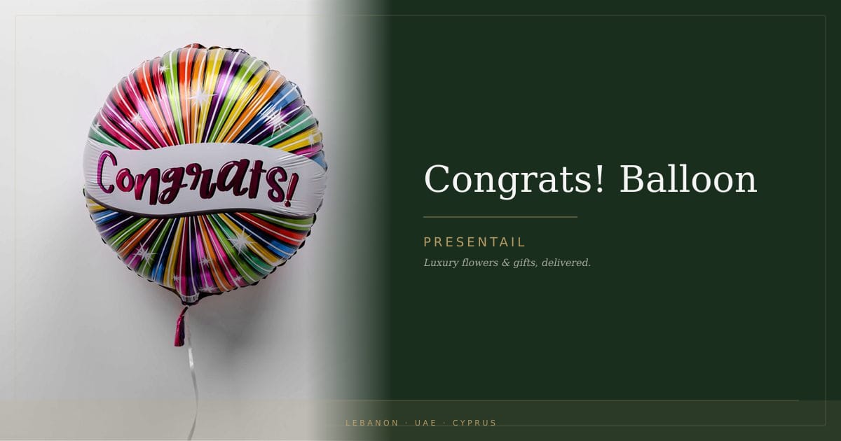 Congrats! Balloon