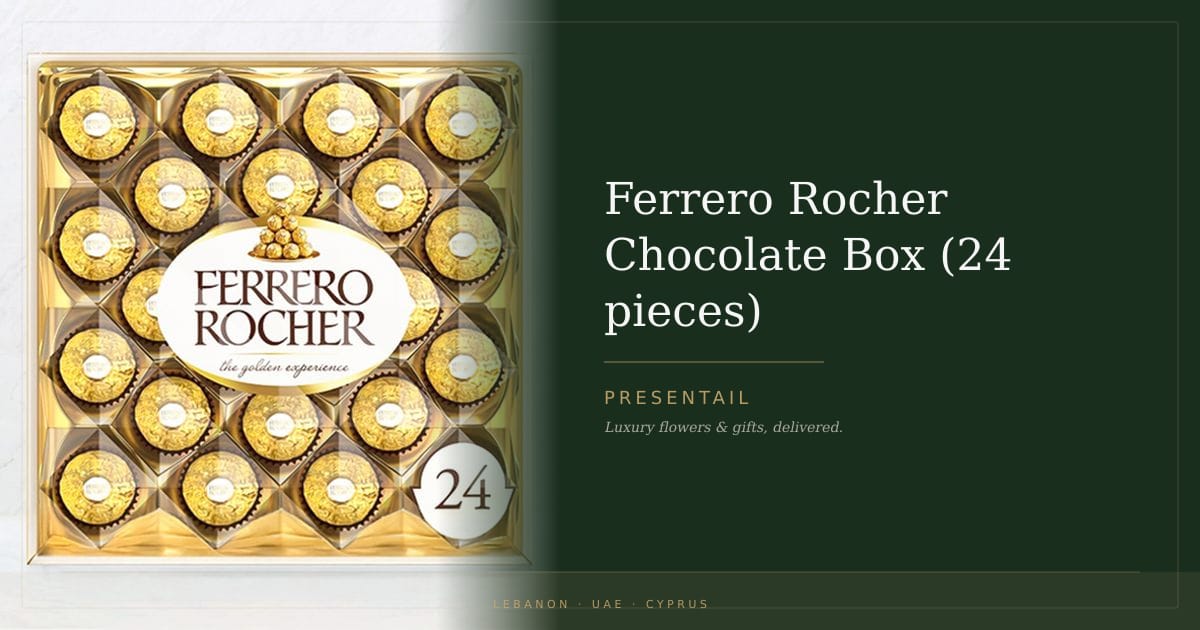 Ferrero Rocher Chocolate Box (24 pieces)