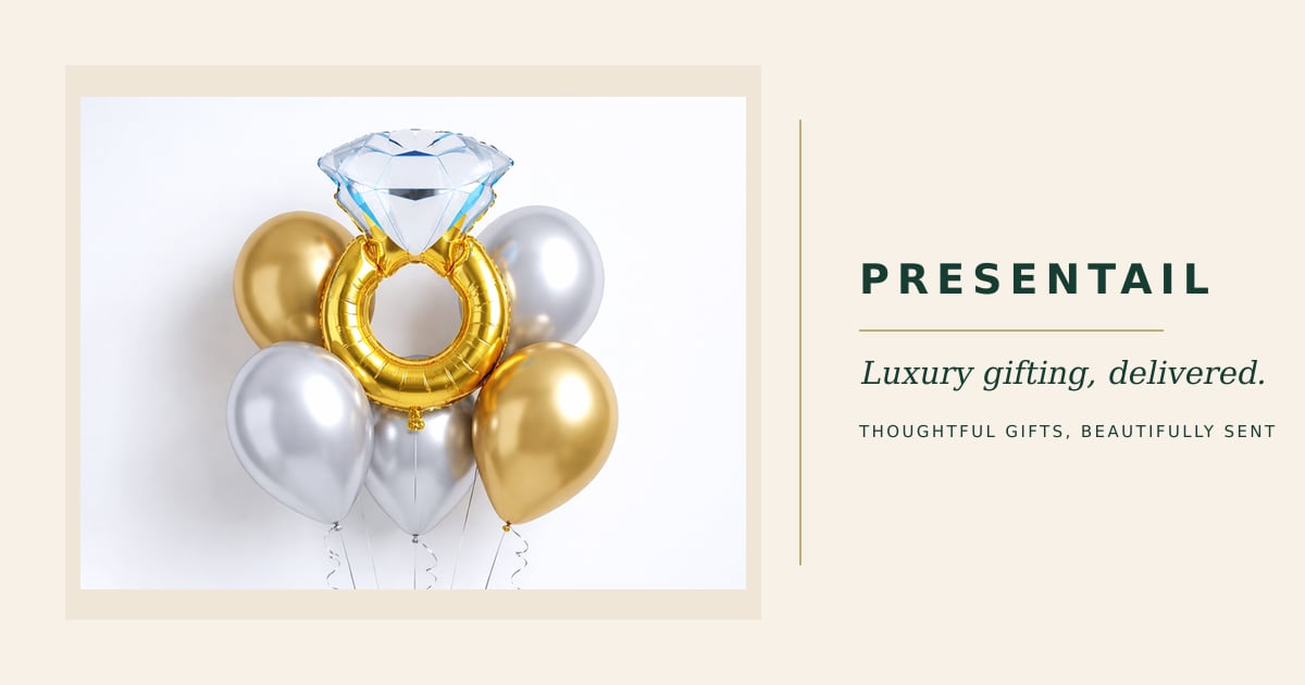 Gold Ring Balloon Bundle