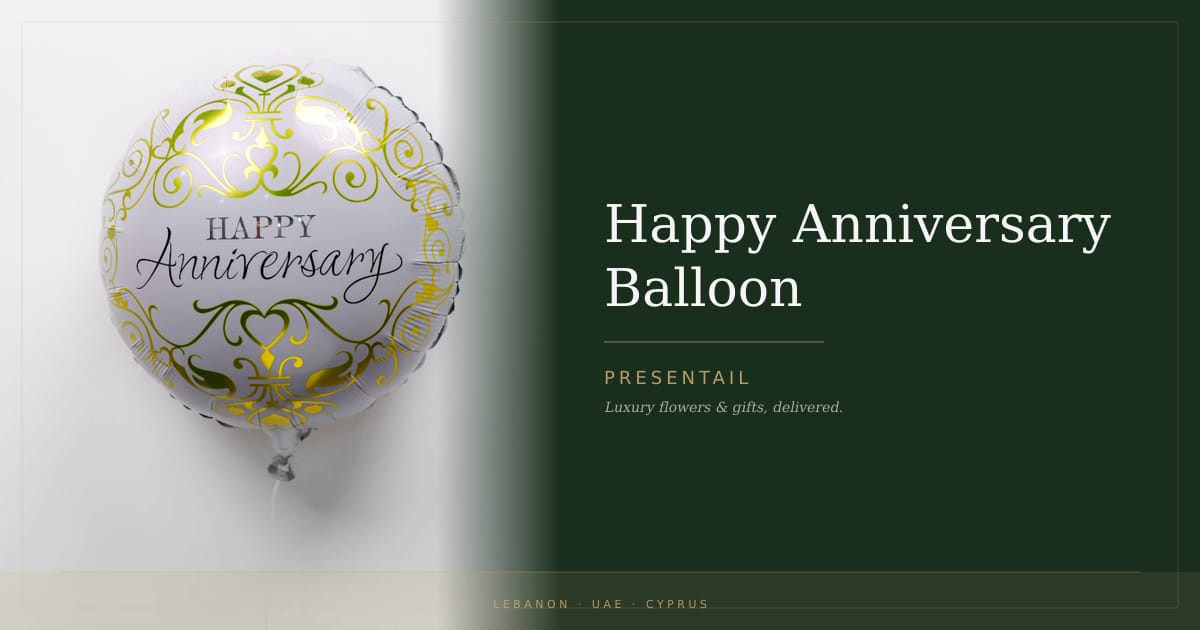 Happy Anniversary Balloon
