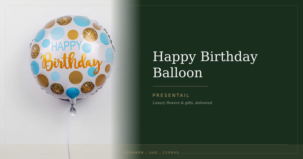 Happy Birthday Balloon