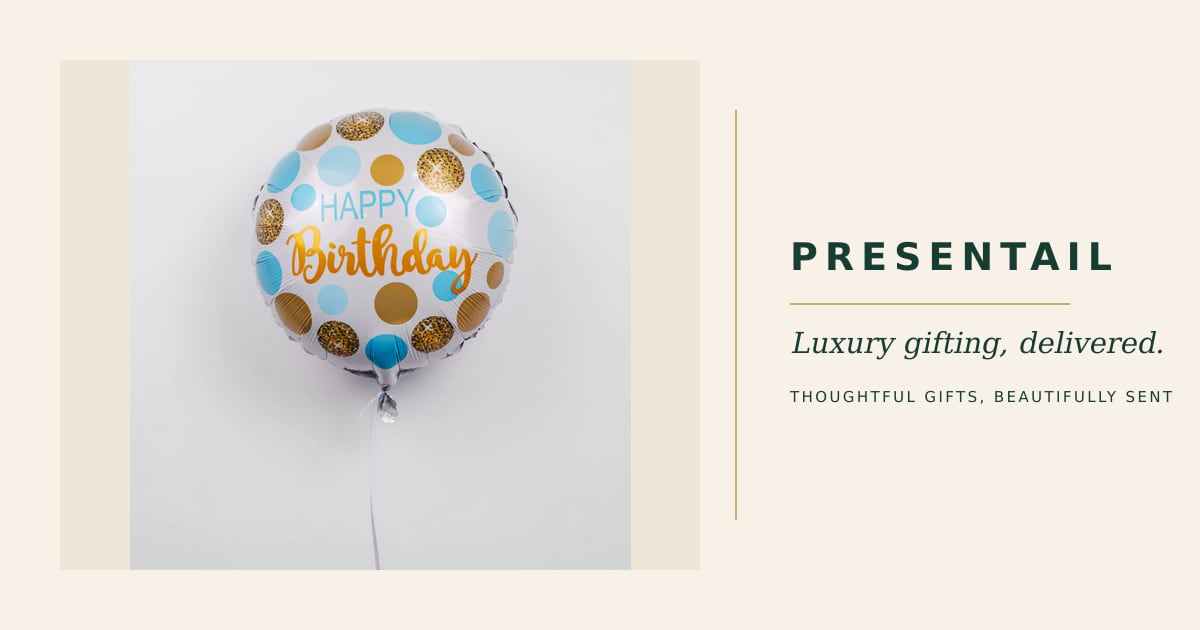 Happy Birthday Stars Balloon