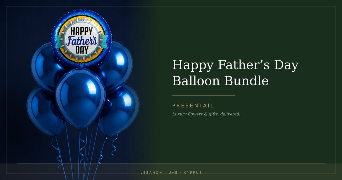 Happy Father’s Day Balloon Bundle