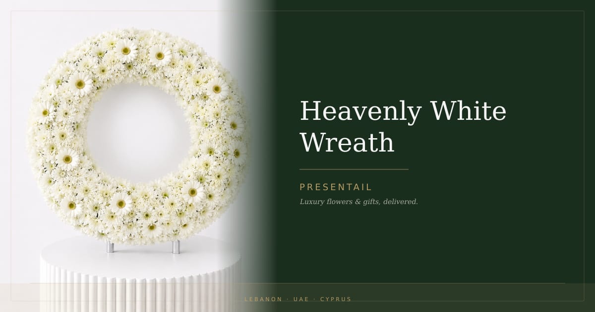 Heavenly White Wreath