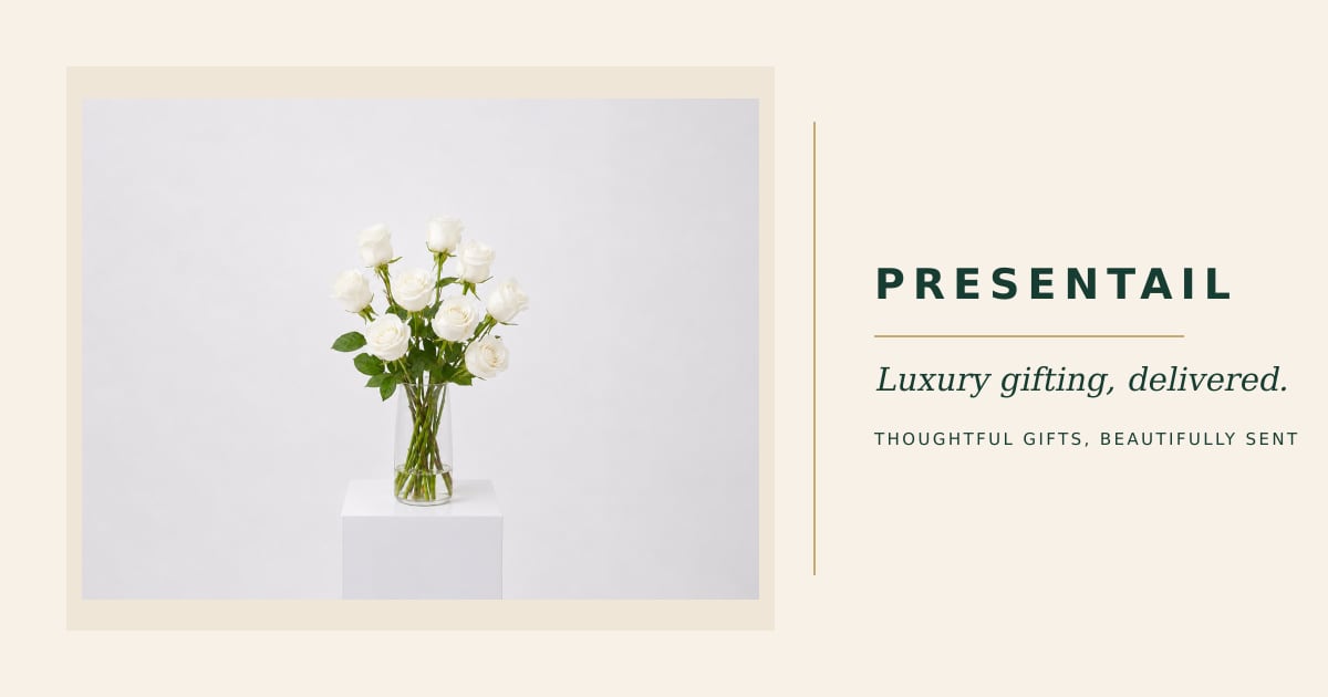 Ivory Rose Vase