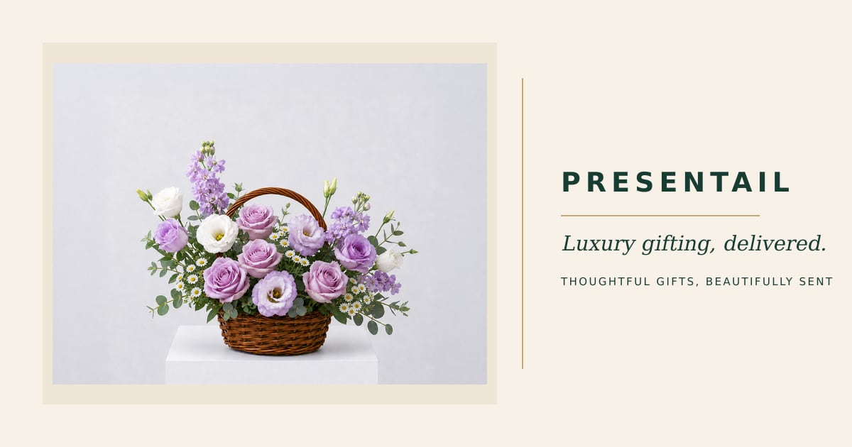 Lilac Serenity Basket
