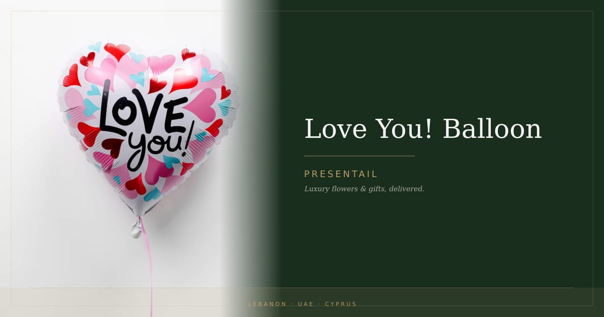 Love You! Balloon