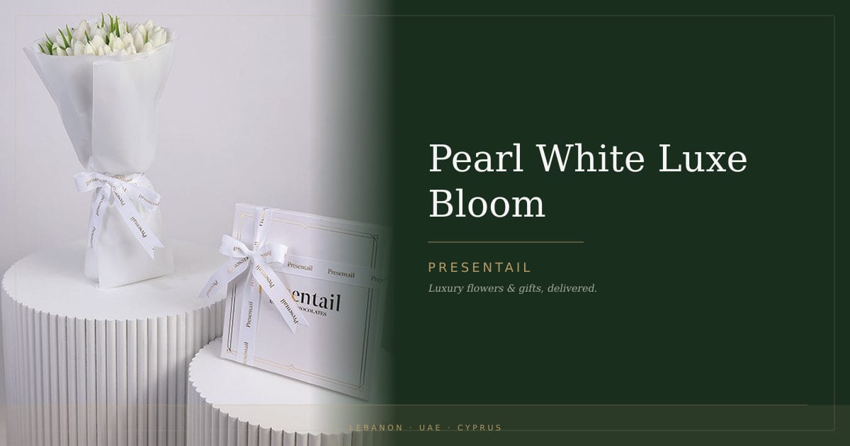 Pearl White Luxe Bloom