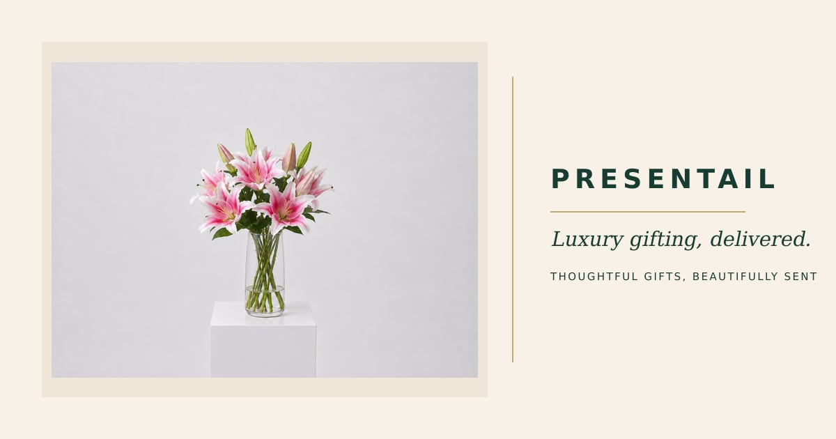 Pink Lily Vase