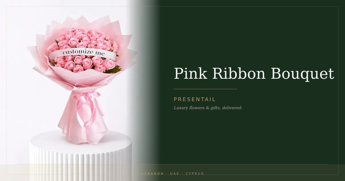 Pink Ribbon Bouquet
