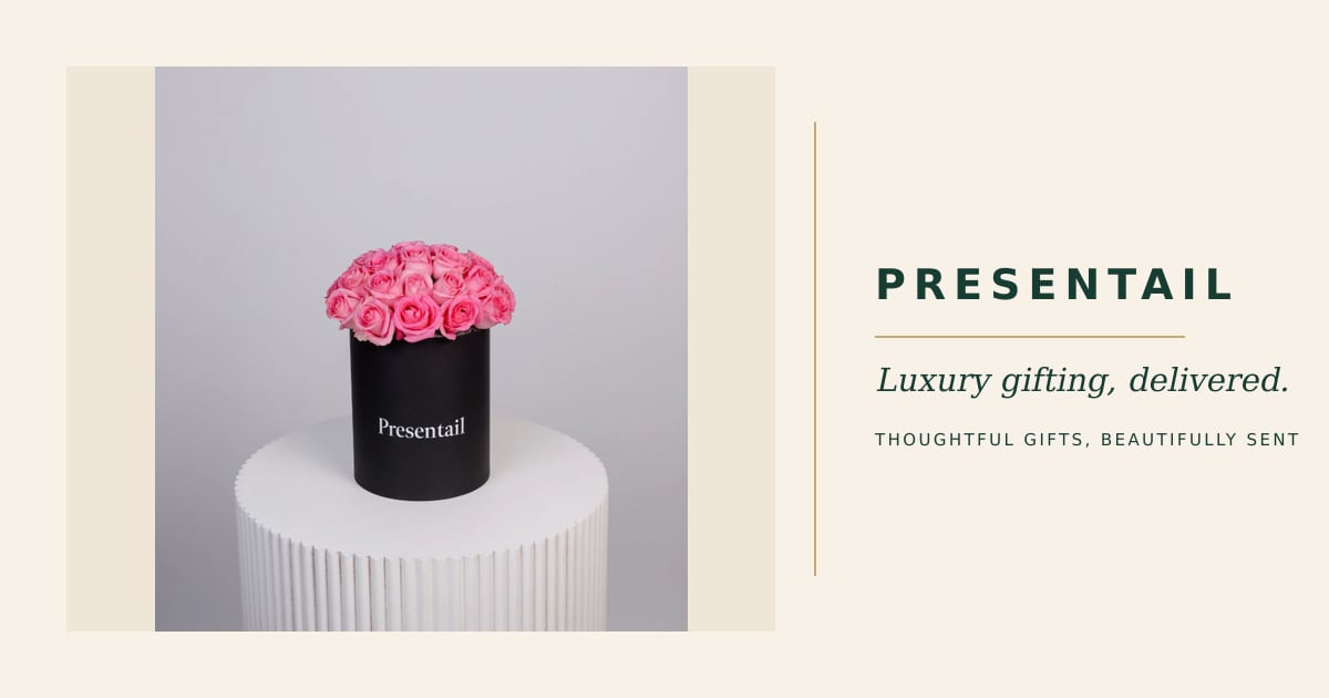 Pink Roses Box-Black Box