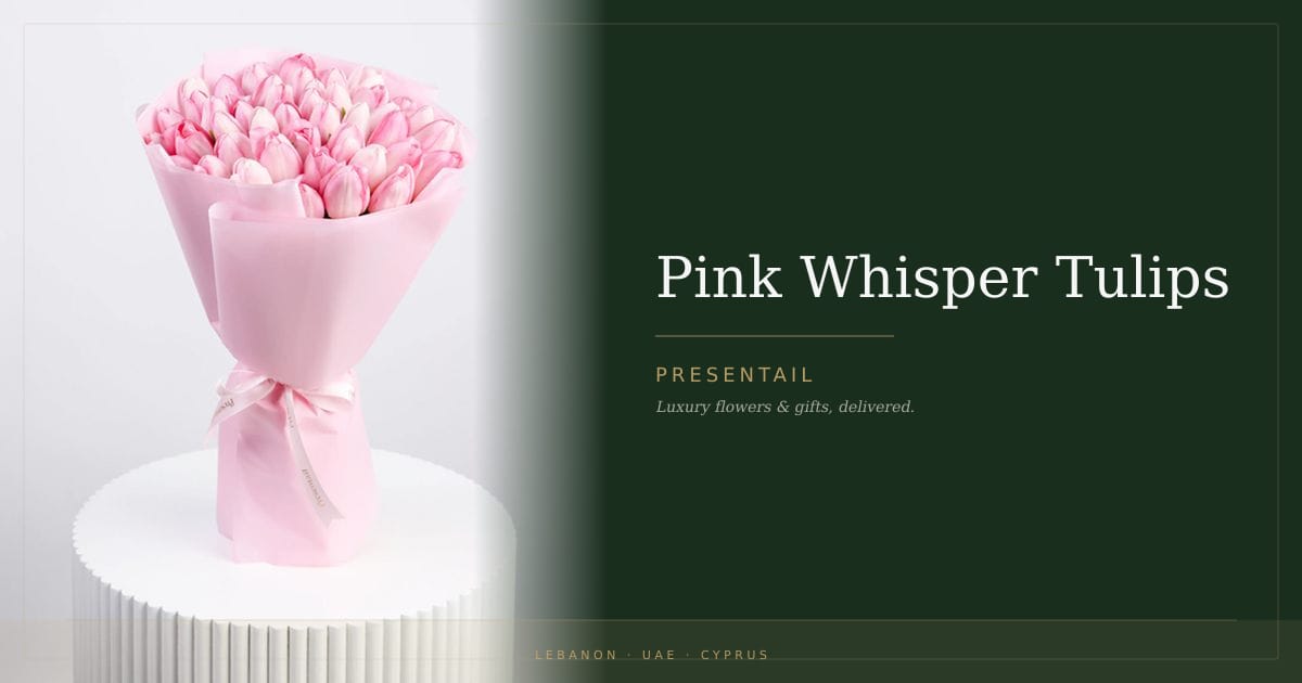 Pink Whisper Tulips