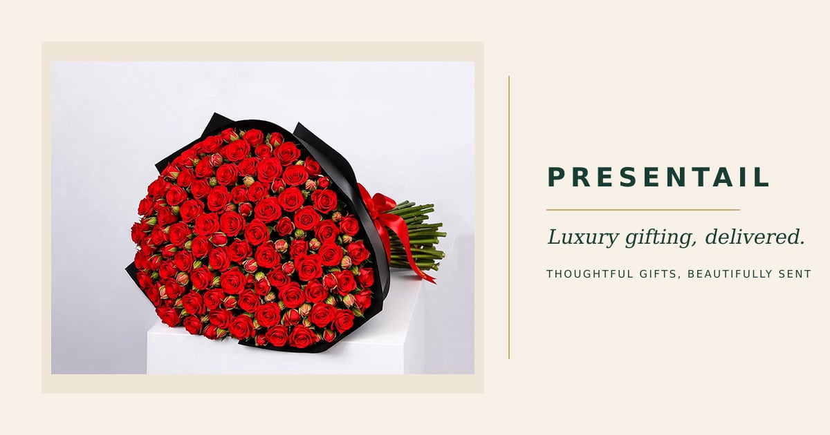 Red Baby Rose Grande Bouquet