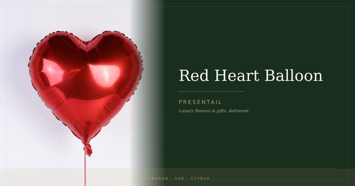 Red Heart Balloon