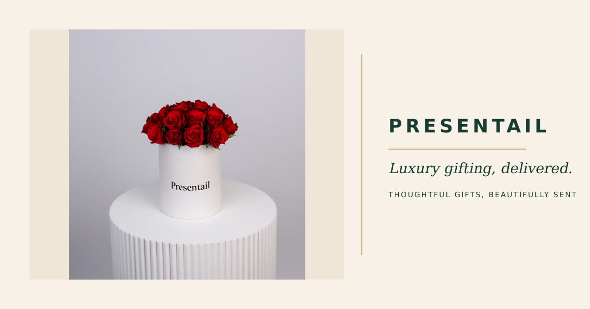 Red Roses Box-White Box