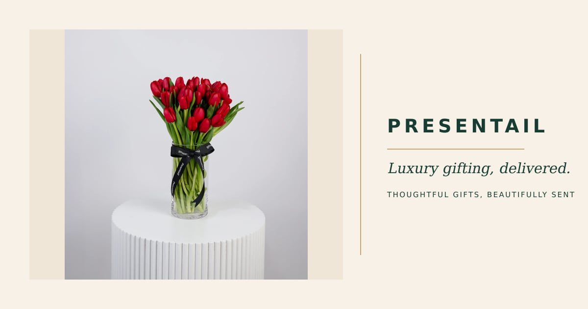 Ruby Bloom Vase