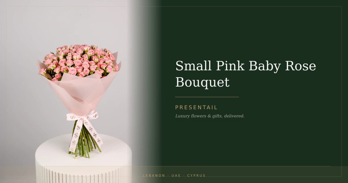 Small Pink Baby Rose Bouquet