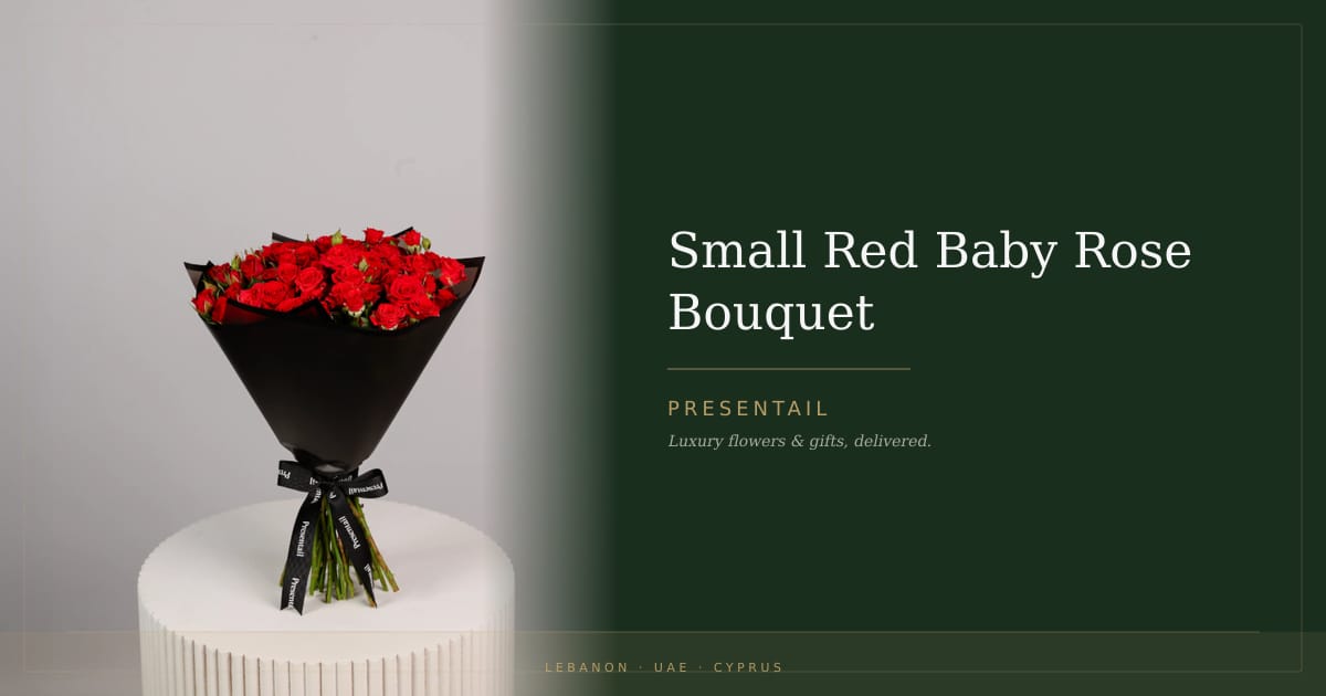 Small Red Baby Rose Bouquet