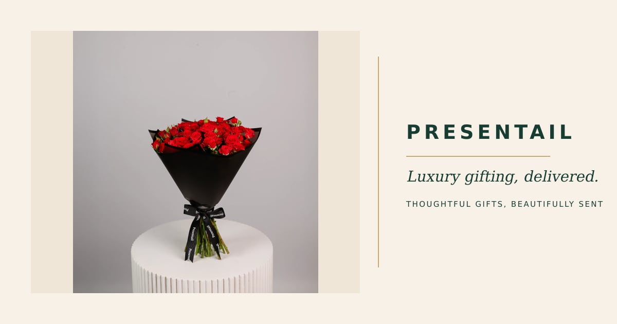 Small Red Baby Rose Bouquet