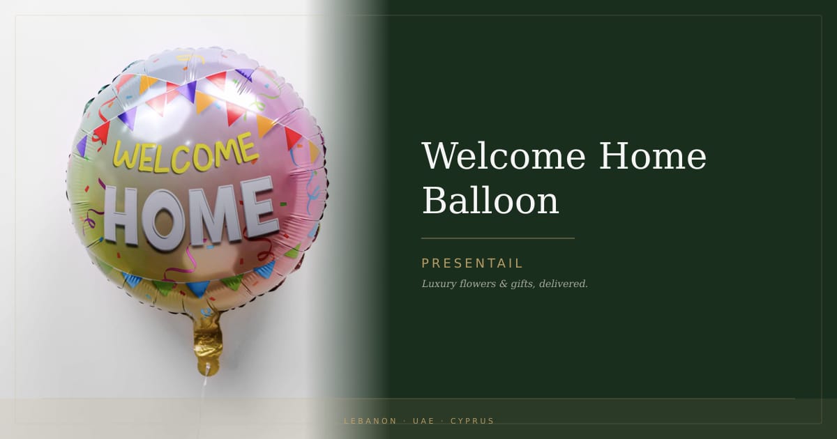 Welcome Home Balloon