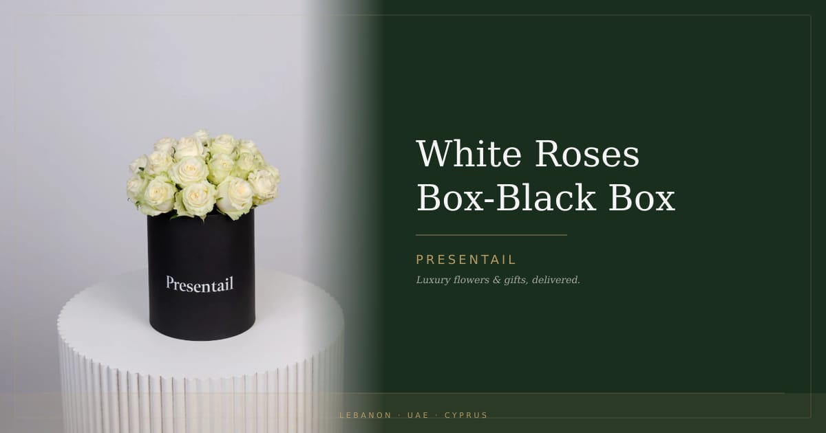 White Roses Box-Black Box