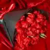 100 Red Tulips Arrangement - Image 2