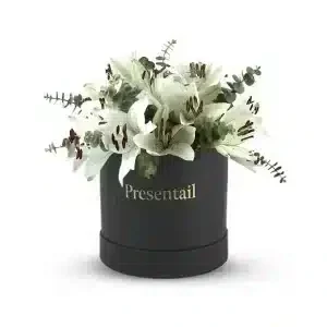 Large White Lilies Box