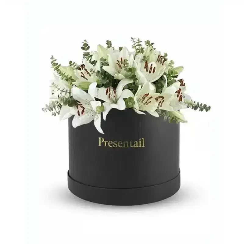 Extra Large White Lilies Box