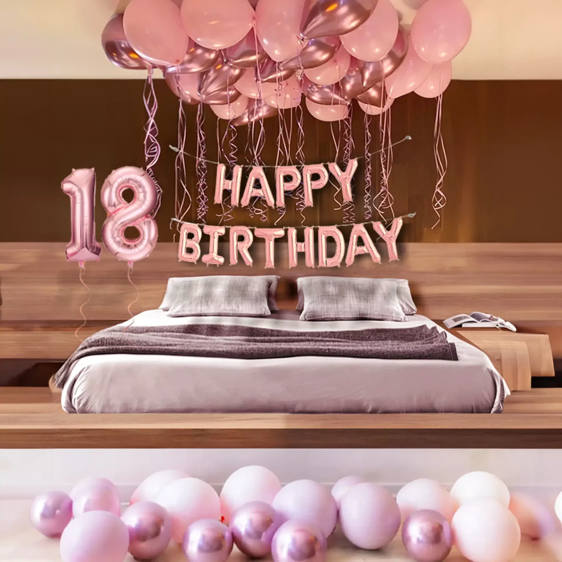 Birthday Balloon Room Deco 2